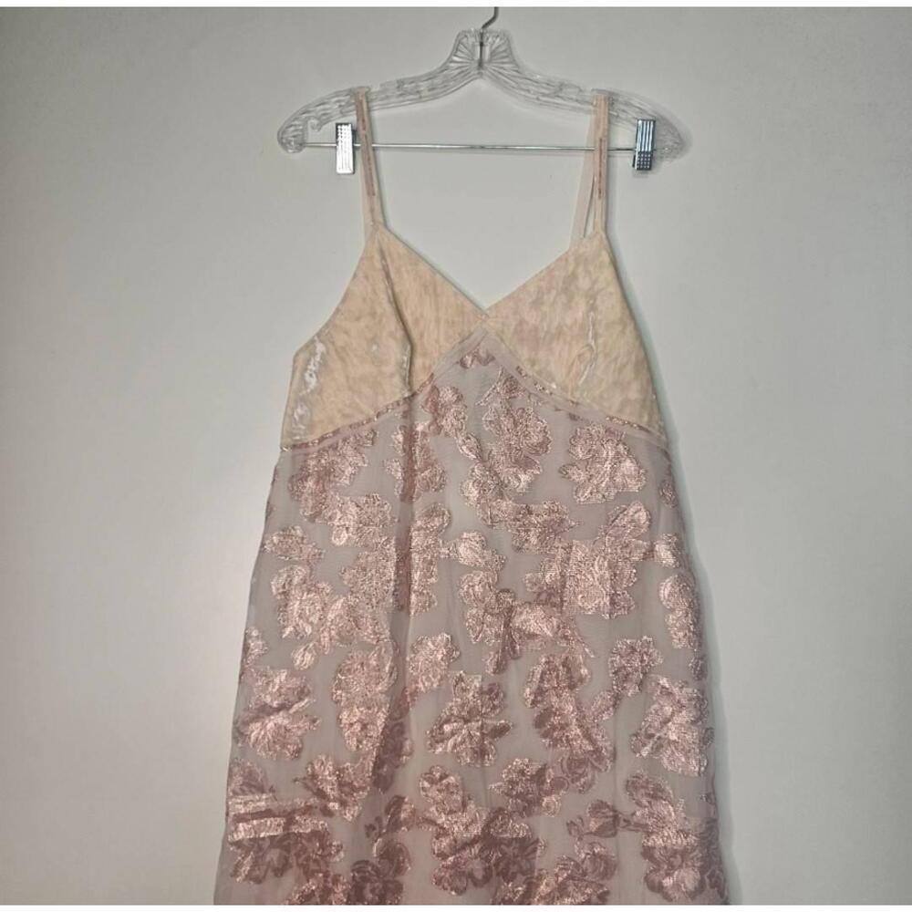 NWT Zara Limited Edition Maxi Dress Floral Side Slit Spaghetti Straps - Picture 2 of 14